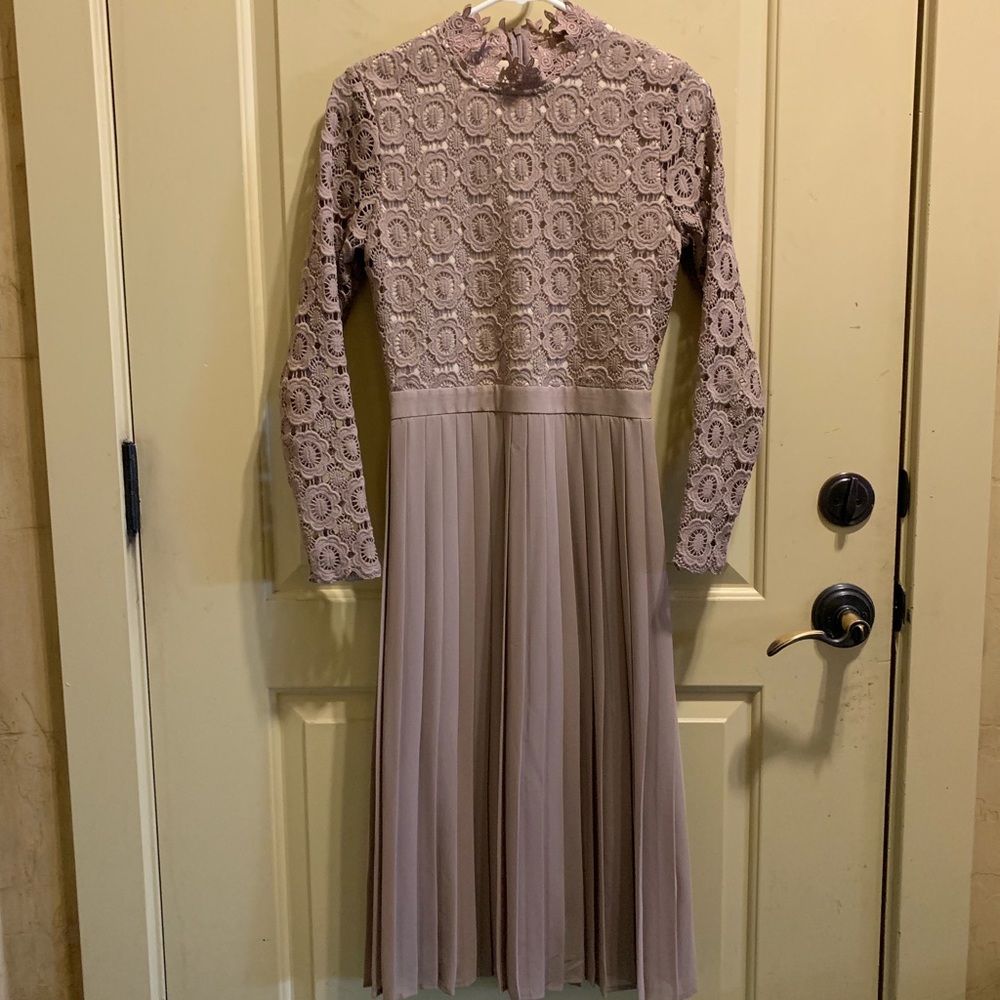 High neck lace dress! Formal, semi formal